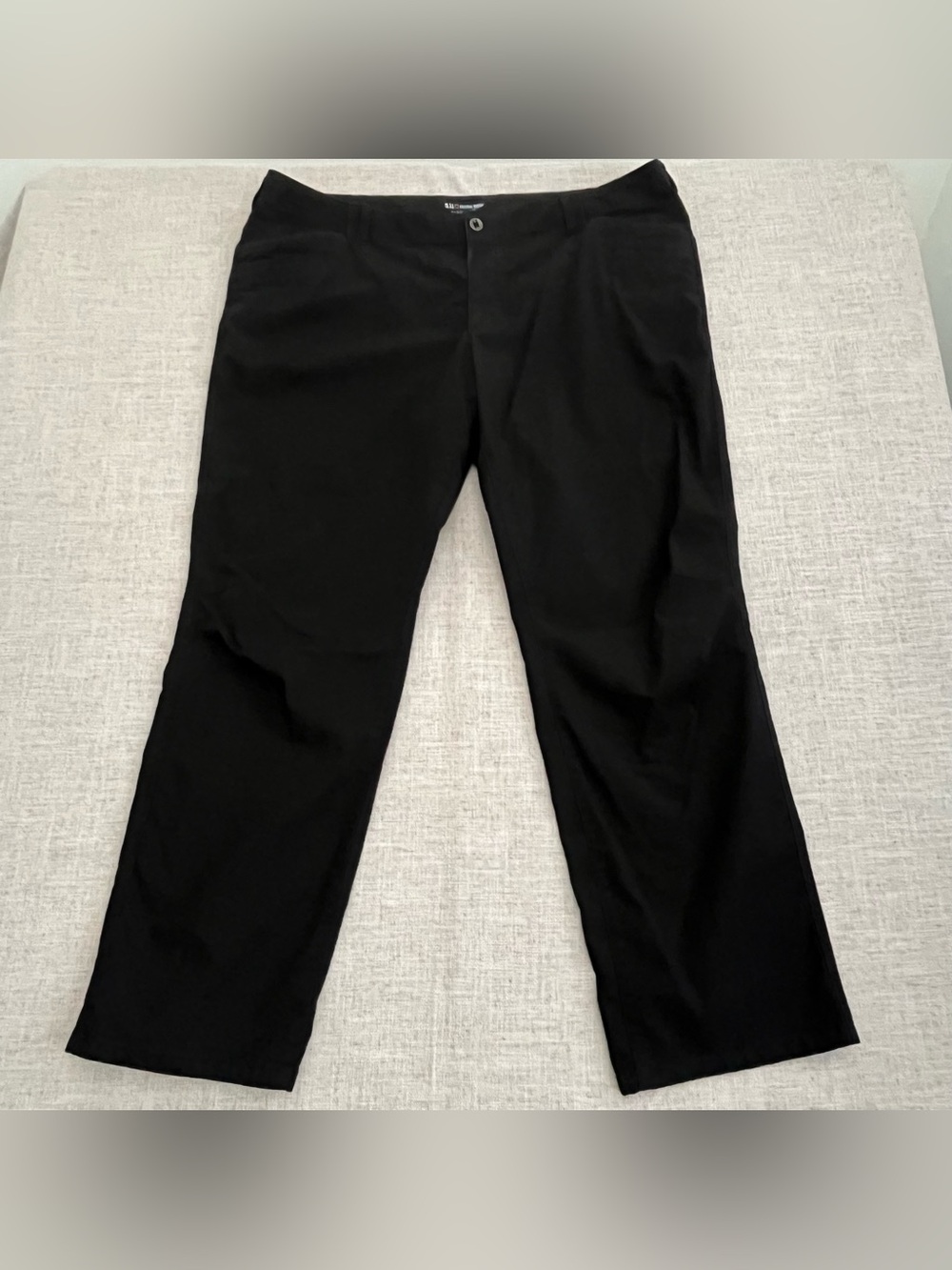 5.11 Tactical Ripstop Pants Mens 44 32 Black Work Outdoors Straight Leg Utility